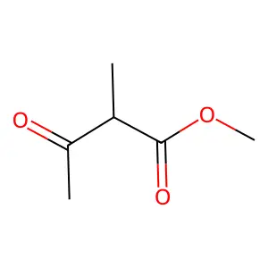 Methyl 2-methylacetoacetate structure