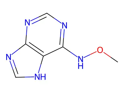 N(6)-Methoxyadenine structure