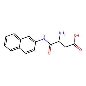 Aspartic acid beta-naphthylamide structure