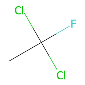 1,1-Dichloro-1-fluoroethane structure