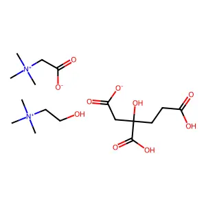 Betaine choline (R-(R*,R*))-tartrate structure