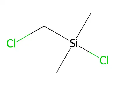 Silane, chloro(chloromethyl)dimethyl- structure