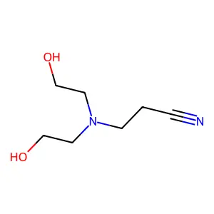 Propanenitrile, 3-(bis(2-hydroxyethyl)amino)- structure