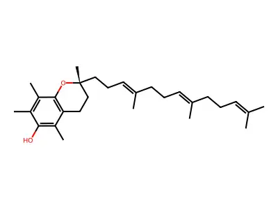alpha-Tocotrienol structure