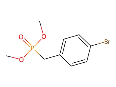 Dimethyl ((4-bromophenyl)methyl)phosphonate structure