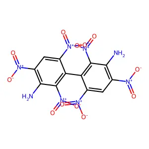 [1,1'-Biphenyl]-3,3'-diamine, 2,2',4,4',6,6'-hexanitro- structure