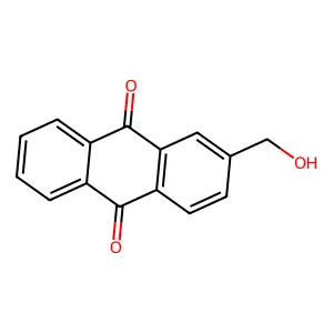 2-(Hydroxymethyl)anthraquinone structure