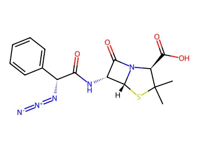 Azidocillin structure