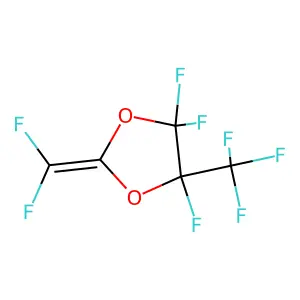 2-(Difluoromethylene)-4,4,5-trifluoro-5-(trifluoromethyl)-1,3-dioxolane structure