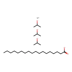 Titanium, (octadecanoato-kappaO)tris(2-propanolato)-, (T-4)- structure