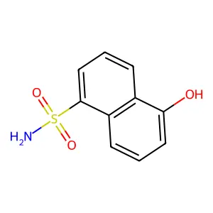 5-Hydroxynaphthalene-1-sulfonamide structure