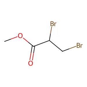 Methyl 2,3-dibromopropionate structure
