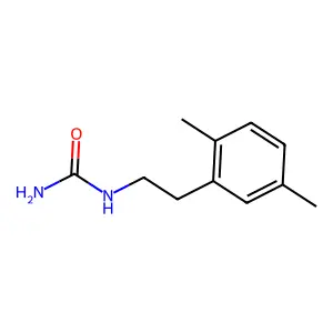 Urea, 1-(2,5-dimethylphenethyl)- structure