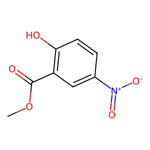Methyl 5-nitrosalicylate structure