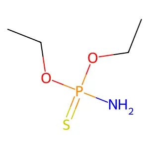 Phosphoramidothioic acid, O,O-diethyl ester structure