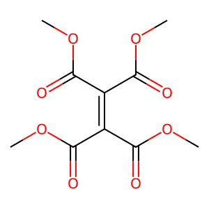 Tetramethyl ethylenetetracarboxylate structure