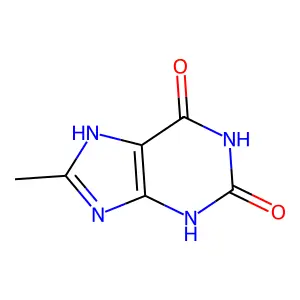 3,9-Dihydro-8-methyl-1H-purine-2,6-dione structure