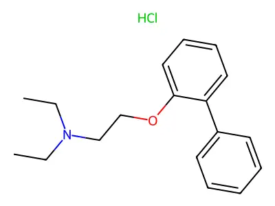 2-(2-Biphenylyloxy)triethylamine hydrochloride structure