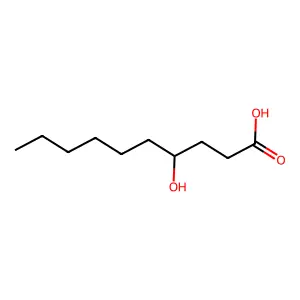 4-Hydroxydecanoic acid structure