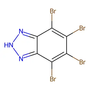 4,5,6,7-Tetrabromobenzotriazole structure