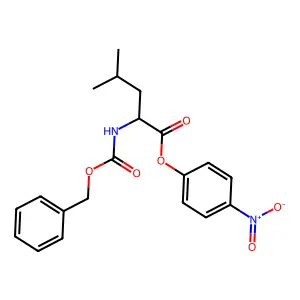 (S)-4-Nitrophenyl 2-(((benzyloxy)carbonyl)amino)-4-methylpentanoate structure