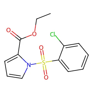 Ethyl 1-[(2-Chlorophenyl)sulfonyl]-1H-pyrrole-2-carboxylate structure