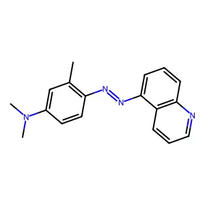 5-((4-(Dimethylamino)-o-tolyl)azo)quinoline structure