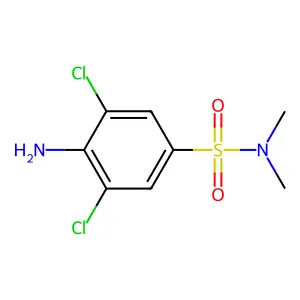 Benzenesulfonamide, 4-amino-3,5-dichloro-N,N-dimethyl- structure