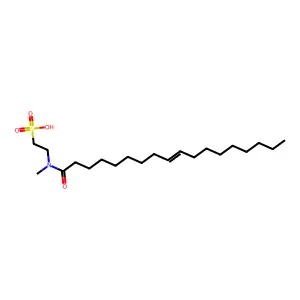 (Z)-2-(methyloleylamino)ethansulfonsyre structure
