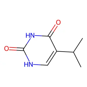 5-Isopropyluracil structure