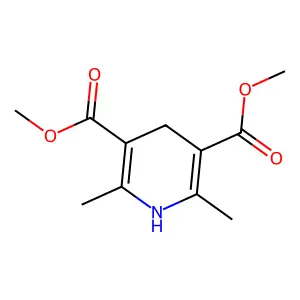 Dimethyl 1,4-dihydro-2,6-dimethylpyridine-3,5-dicarboxylate structure