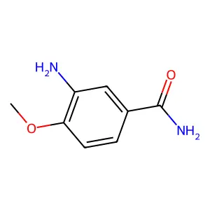 3-Amino-4-methoxybenzamide structure