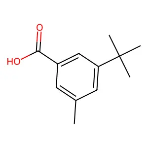 5-tert-Butyl-m-toluic acid structure