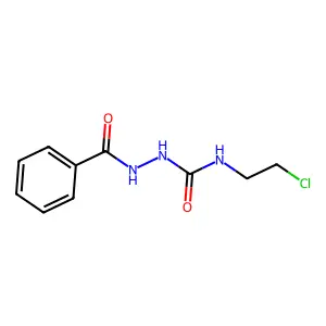 Semicarbazide, 1-benzoyl-4-(2-chloroethyl)- structure