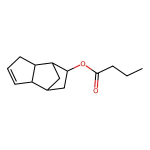 3a,4,5,6,7,7a-Hexahydro-4,7-methano-1H-inden-6-yl butyrate structure