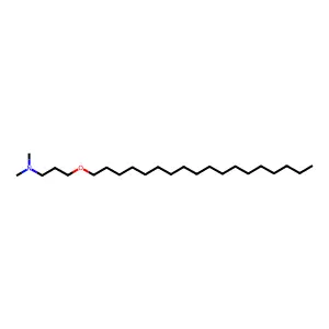Stearoxypropyl dimethylamine structure