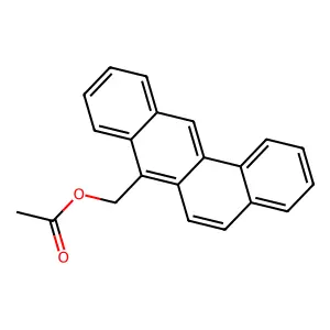 Benz(a)anthracene-7-methanol, acetate structure