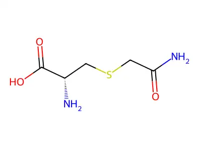 2-Amino-3-(carbamoylmethylsulfanyl)propanoic acid structure