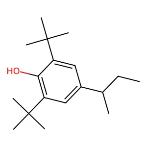 4-sec-Butyl-2,6-di-tert-butylphenol structure
