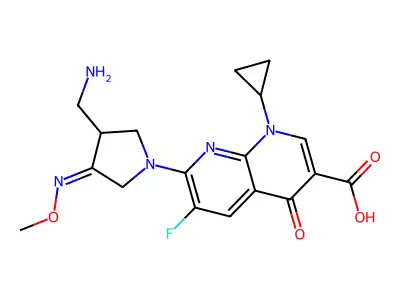 Gemifloxacin structure