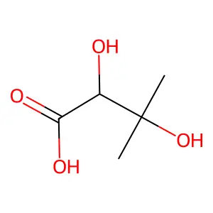 2,3-Dihydroxy-3-methylbutanoic acid structure