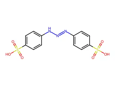 4,4'-(Diazoamino)dibenzenesulfonic acid structure