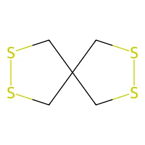 2,3,7,8-Tetrathiaspiro(4.4)nonane structure