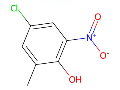 4-Chloro-2-methyl-6-nitrophenol structure