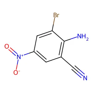 2-Amino-3-bromo-5-nitrobenzonitrile structure