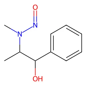 alpha-(1-(Methylnitrosoamino)ethyl)benzenemethanol structure