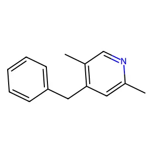 4-Benzyl-2,5-dimethylpyridine structure