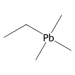 Trimethylethyllead structure