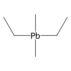 Dimethyldiethyllead structure