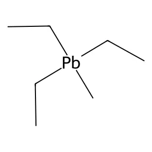 Methyltriethyl lead structure